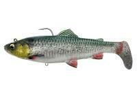 4D Trout Rattle Shad 12.5cm 35g Sinking - Green Silver UV