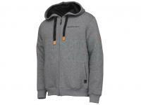 Savage Gear Bluzy z kapturem Classic Zip Hoodie Grey Melange