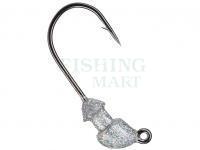 Główki jigowe Strike King Baby Squadron Swimbait Head 1/8oz 3.5g - Silver Bling