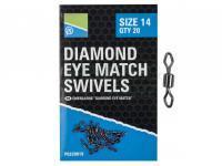 Preston Krętliki Diamond Eye Match Swivels