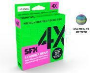 Plecionka Sufix SFX 4 Carrier Braid MultiColor 300m 0.185mm