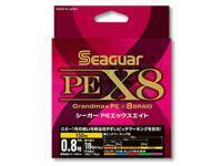 Plecionka Seaguar PE X8 Multicolor 150m 0.8Gou 0.148mm