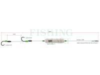 MADCAT Adjusta Profi River Rigs “Worm & Squid” - L 180cm #10/0 + #10/0 60g