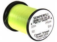 Nić Semperfli Classic Waxed Thread 12/0 240 Yards - Fluoro Yellow