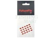 Oczka Future Fly 3D Epoxy Eyes Teardrop 7mm - FL. Red