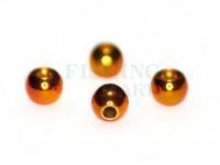 Orange metalic beads 2,8mm