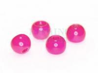 Pink painted beads 3,3mm