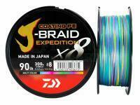 Daiwa Plecionki J-Braid Expedition x8E Multi Color