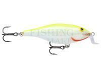 Wobler Rapala Shallow Shad Rap 7cm - Silver Fluorescent Chartreuse