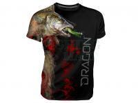 Dragon T-Shirt oddychający - sandacz black