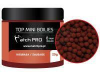 Top Mini Boilies Drilled 25g 8mm - KIEŁBASA / SAUSAGE