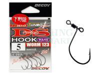 Decoy Haczyki Worm 123 DS Hook Masubari