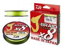 Plecionka Daiwa J-Braid Grand X8 Chartreuse 270m 0.24mm