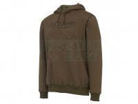 Bluza z kapturem Prologic Mega Fish Hoodie Army Green - L