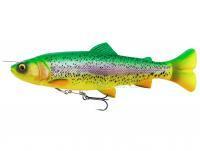 Przynęta Savage Gear 4D Line Thru Pulse Tail Trout 20cm 102g Slow Sinking - FireTrout Fluo