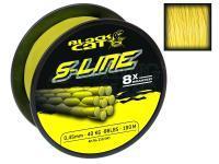 Plecionka Black Cat S-Line Yellow 250m 0.42mm 45kg / 99lbs