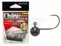 Główki jigowe Decoy SV-30 Chinu Head NS Black - #2  2.5g