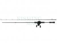 Zestaw Abu Garcia MAX X BLACK OPS Casting Combo 662M + MAX4X-L BLACK OPS CAMO 1.98m 10-40g Fast | 6.4:1 0.29mm/135m 8BB