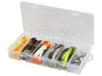 Zestaw przynęt Savage Gear Cannibal Shad Kit 36szt - L | 8 & 10cm | Mixed colors | #2/0: 1X 5G AND 2X 7.5G, #3/0: 1X 7.5G & 2X 10G