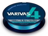 Plecionka Varivas PE 4 Water Blue Edition 150m #0.6 10lb