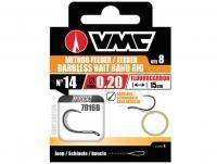 Przypon VMC Fluorocarbon Method Feeder Barbless Bait Band 7016B loop | 15cm | 8pcs | #12 | 0.20mm