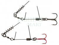 Dozbrojki Savage Gear SS Corkscrew Stingers 3g SGY 1X #1 35kg | 2pcs: 1x RED + 1x BN