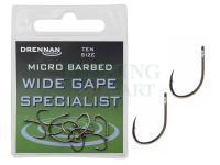 Haczyki Drennan Eyed Wide Gape Specialist Micro Barbed - #10