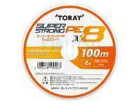 Plecionka Toray Super Strong PE x8 100m Connected #3.0 44lb