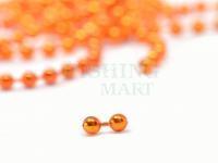 FutureFly Bead Chain Eyes 3.2 mm - Metallic Golden Orange