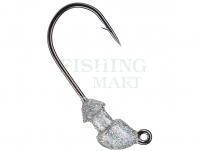 Główki jigowe Strike King Baby Squadron Swimbait Head 1/8oz 3.5g - Silver Bling