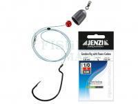 Gotowy zestaw Jenzi FC-Line Carolina-Rig 0.30mm 6kg - #1/0