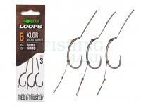 Haczyki Korda Loop Rigs Klor Micro Barbed #6 30lb 13kg 3pcs