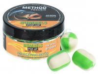 Jaxon Dumbels Duo Color Pop-Up Method Feeder 30g 8/10mm - Marcepan-miód