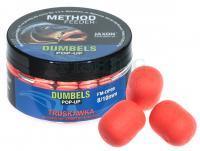 Jaxon Dumbels Pop-Up Method Feeder 30g  8/10mm - Truskawka