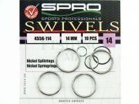 Kółka łącznikowe Spro Nickel Splitrings 14mm