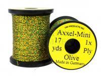 Lameta pleciona Uni Axxel-Mini Flash Tinsel Flash 1 Strand 17 yds - Olive