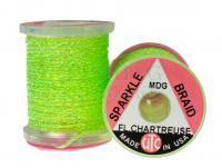 Lameta pleciona UTC Midge Sparkle Braid - Fl.Chartreuse