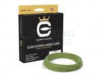 Linka muchowa Cortland Euro Nymph Mono Core | Gecko Green | 90ft | LEVEL .017