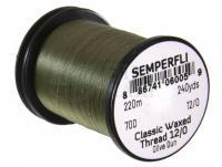 Nić Semperfli Classic Waxed Thread 12/0 240 Yards - Olive Dun