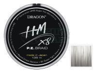 Plecionka na spinning Dragon HM X8 P.E. Braid Grey 135m 0.06mm