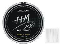 Plecionka na spinning Dragon HM X8 P.E. Braid White 135m 0.08mm