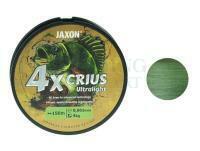 Plecionka Jaxon Crius 4X Ultralight Army Green 150m - 0.042mm