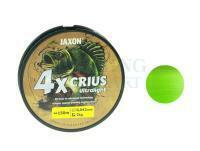 Plecionka Jaxon Crius 4X Ultralight Flash Green 150m - 0.042mm