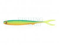 Przynęta Fox Rage Slick Finesse Super Soft 11cm 4.25in - UV Blue Back Chartreuse