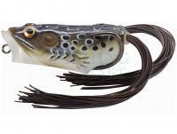 Przynęta Live Target Hollow Body Frog Popper 5cm 10.5g - Brown/Black