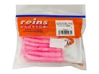 Przynęta Reins Rockvibe Shad 3 cale - 128 Glow Bubblegum Silver