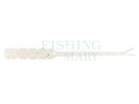 Przynęty miękkie Mustad AJI Worm Bachi-Bachi 2" 5cm - White Glow Glitter