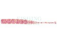 Przynęty miękkie Mustad AJI Worm Plu-Plu 2" 5cm - Clear Red Glitter