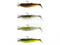 Przynęty miękkie Savage Gear Cannibal Shad Mix 10cm 9G+10G #3/0 | 4+4PCS - Clear Water Mix: Holo Baitfish, Motor Oil UV, Ice Minnow, Chartreuse Pumpkin