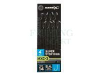 Przypony Matrix MXC-3 Super Stop Rigs 10cm - Size 14 / 0.18mm